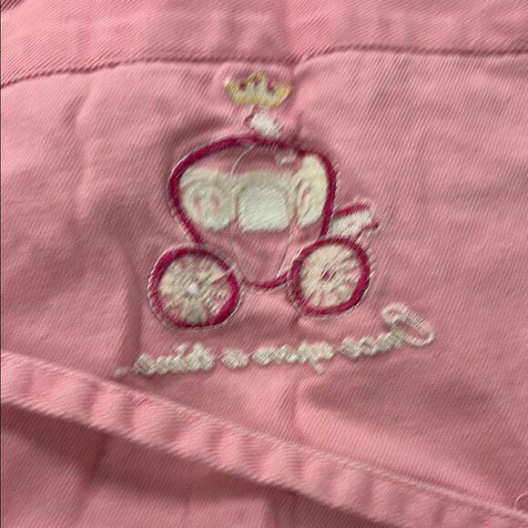 William Sonoma Fairytale Pink Apron with Princess Embroidered Carriage - Picture 6 of 12